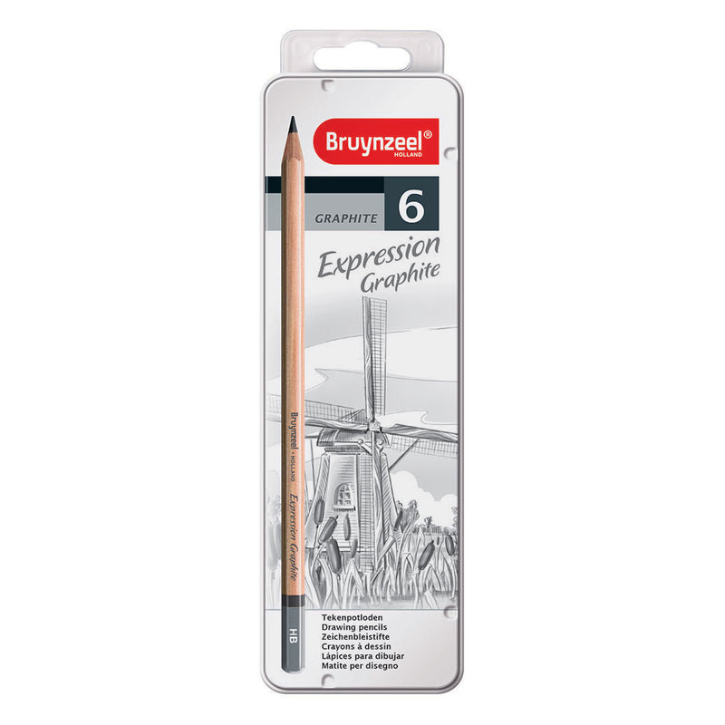Load image into Gallery viewer, Bruynzeel expression grafietpotloden, 6st.
