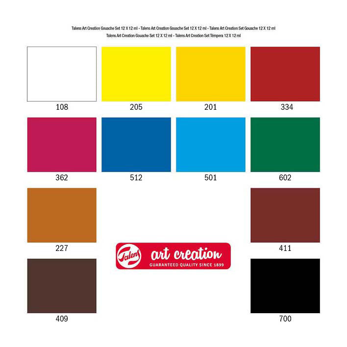 Load image into Gallery viewer, Talens art creation gouache set 12x12ml
