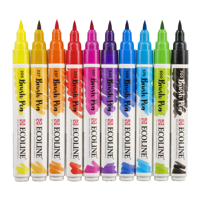 Load image into Gallery viewer, Talens ecoline brush pen, 10st.
