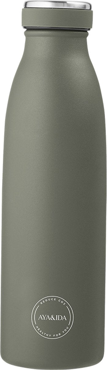 Aya ida - drinking bottle - thermosfles - waterfles - 500ml - tropical green