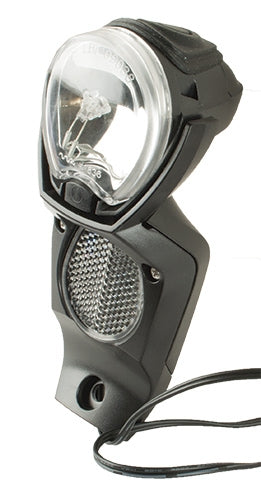 Koplamp Gazelle Light Vision V2 voor naafdynamo - zwart