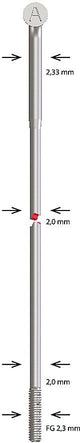 Alpina spaak spoke sst butted 2,34x286 mm