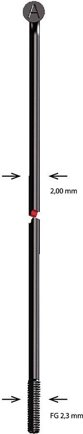 Alpina spaak spoke sst 2x260 mm b