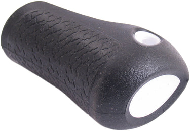 Gazelle handvat dop rechts basis 88 mm - zwart met witte bies