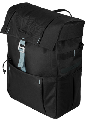 Gazelle enkele fietstas - black light olive