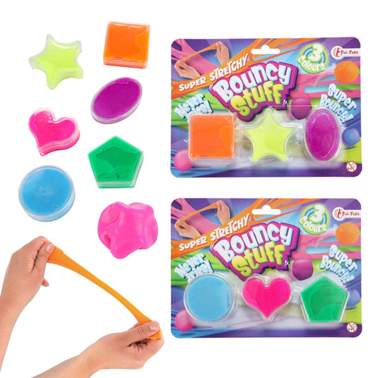 Toi-toys toi toys bouncing putty 3 stuks op kaart