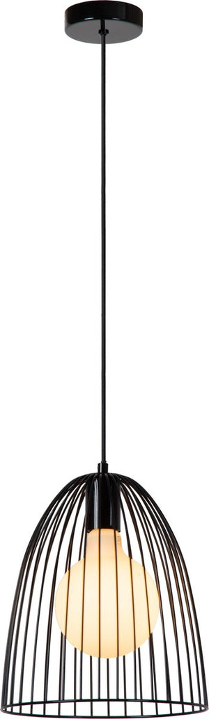 Lucide macarons - hanglamp - ø 24,5 cm - 1xe27 - zwart