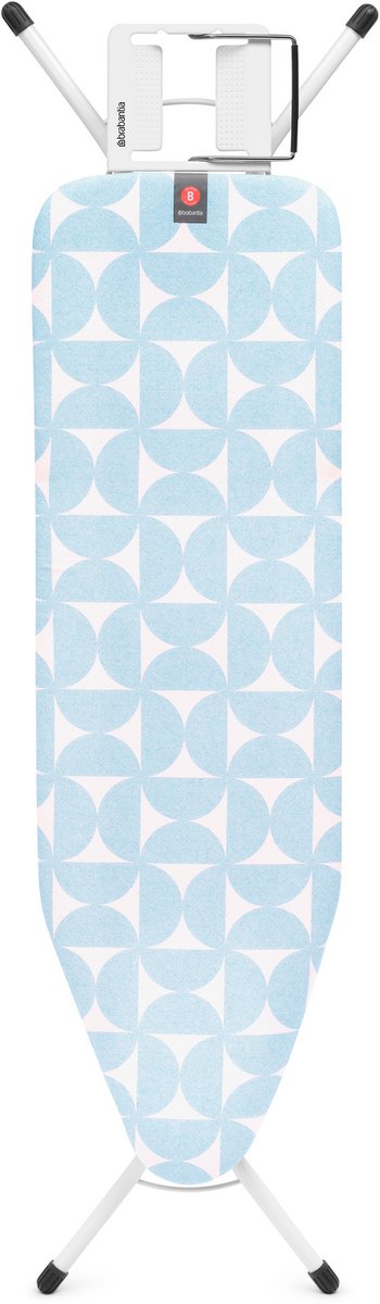 Brabantia strijkplank b - voor strijkijzer - 124 x 38 cm - fresh breeze