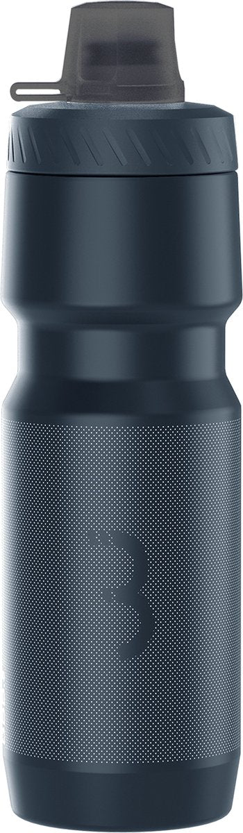 Bbb cycling autotank xl mudcap autoclose bidon racefiets - drinkbus fiets - bidon wielrennen mtb - bidon 750ml - zwart - bwb-16