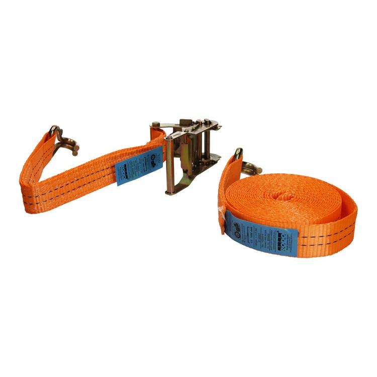 Afbeelding laden in galerijviewer, Mack 1023392 - spangordel pe, ratelspanner 2d35mm-6m max2000kg 2 klauwhaken | 5 stuks
