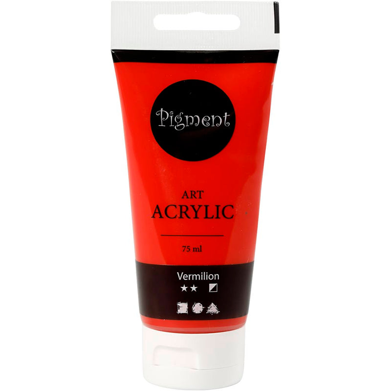 Load image into Gallery viewer, Creativ company pigment art acrylverf vermilion, 75ml
