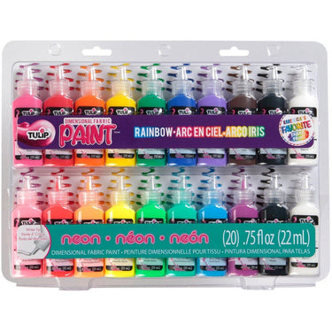 Tulip • 3d textielverf 22ml rainbow neon 20st.