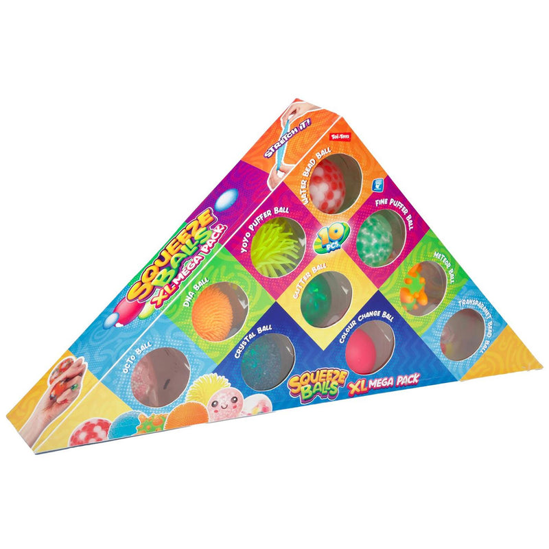 Load image into Gallery viewer, Toi-toys knijpballen 5cm doos a 10 stuks
