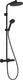 Hansgrohe activera s - showerpipe - ecosmart waterbesparend - ecostat thermostaat - 240mm maat - 1 straalfunctie - mat zwart