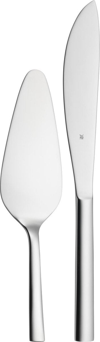 Wmf nuova - taartset - 2-delig - taartschep en taartmes - rvs - elegant design - duurzaam