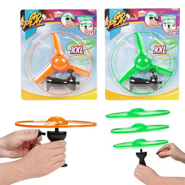 Toi-toys toi toys go play helikopterschijf afschieter 24cm 2 assorti