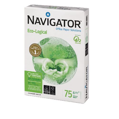 Papier navigator ecological a4 75g wit 500 vel