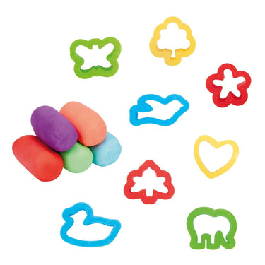 Toi-toys sculptidough set 12x klei 40gr + 8x mal in koffer