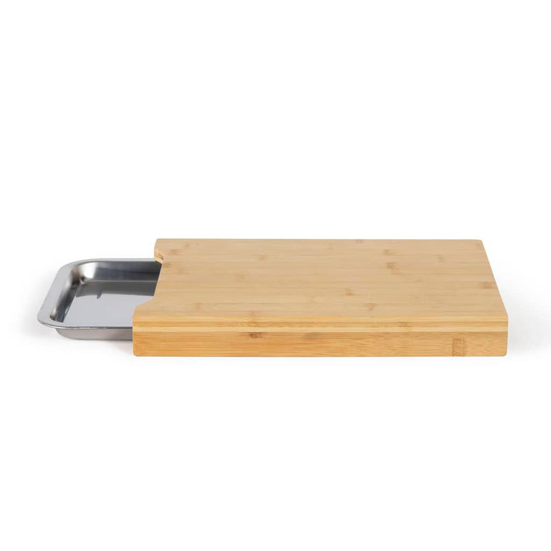 Load image into Gallery viewer, Livoo Livoo Snijplank met opberglade hout beige

