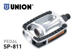 Union pedaal SP-811 9 16 kogellager zilver (kaart)