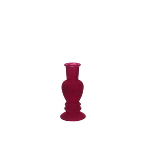 Ideas 4 seasons kandelaar venice velvet flock kers ø6xh16cm