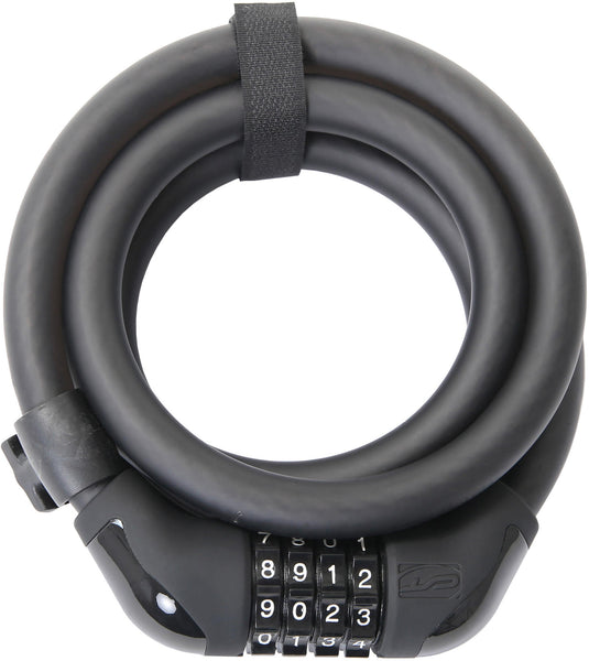 Contec cijfer-spiraal-kabelslot powerloc ct comb.coil.cab.powerloc 15mm x 185 cm black