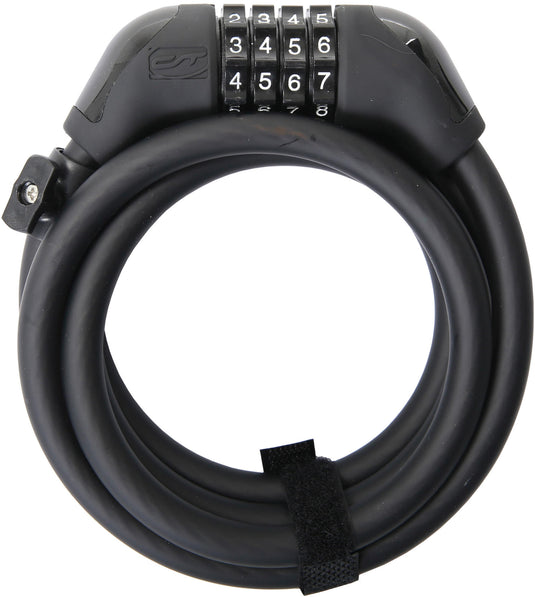 Contec cijfer-spiraal-kabelslot powerloc ct comb.coil.cab.powerloc 12mm x 185cm black