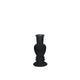 Ideas 4 seasons kandelaar venice velvet flock zwart ø6xh16cm