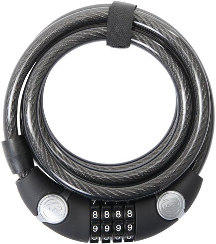 Contec cijfer-spiraal-kabelslot ecoloc ct coiled cab.lock ecoloc 12mm x 185cm black