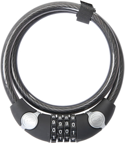 Contec cijfer-kabelslot ecoloc ct comb.cable lock ecoloc 12mm x 85cm black