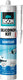 Bison siliconenkit wit koker 300 ml - waterbestendige kit, sanitaire afdichting, ongevoelig voor schimmel, kleurvast, blijvend elastisch, makkelijk te verwerken