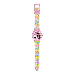 Gabby's poppenhuis horloge in blik