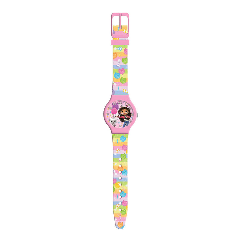 Load image into Gallery viewer, Gabby's poppenhuis horloge in blik
