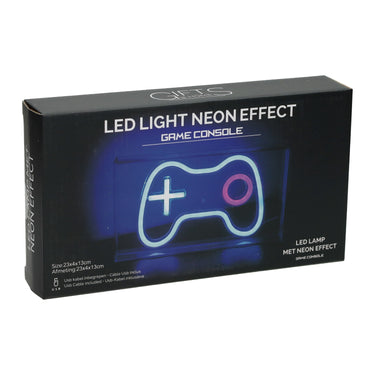 Led neon lamp box gameconsole 23x4x13 cm
