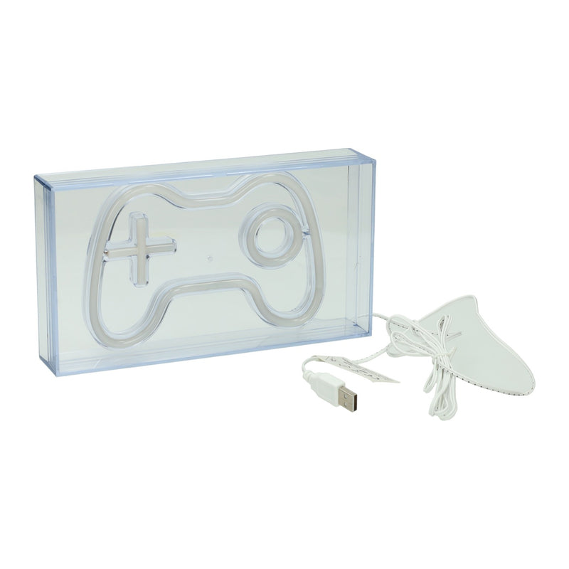 Laden Sie das Bild in Galerie -Viewer, Led neon lamp box gameconsole 23x4x13 cm

