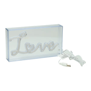 Led neon lamp box love 23x4x13 cm
