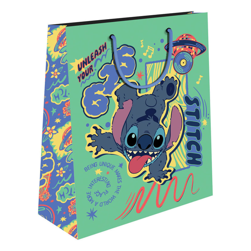 Load image into Gallery viewer, Stitch papieren cadeautas 18x11x23 cm
