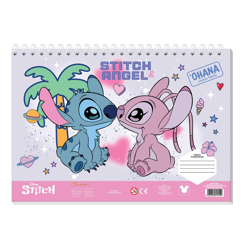Load image into Gallery viewer, Tekenblok 23x33 cm, 40 vel met stickers, sjabloon en 2 kleurplaten
