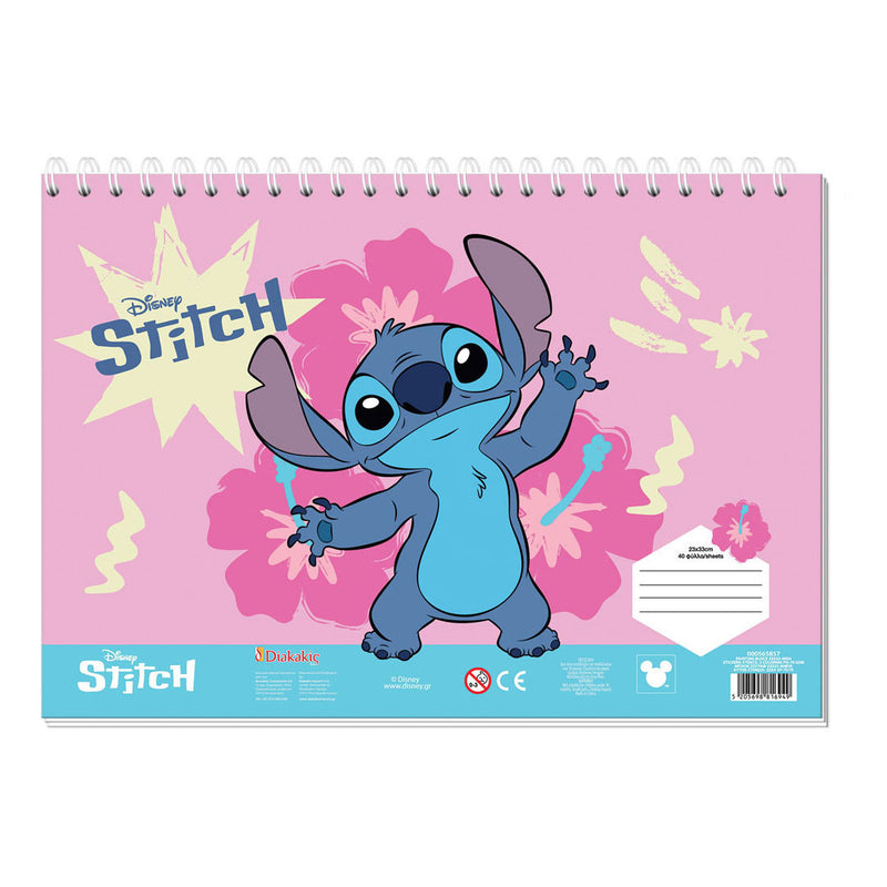 Load image into Gallery viewer, Tekenblok 23x33 cm, 40 vel met stickers, sjabloon en 2 kleurplaten
