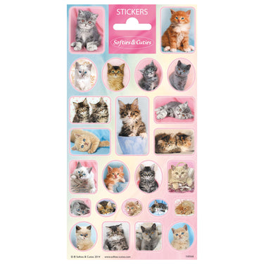 Totum stickervel cutie kittens