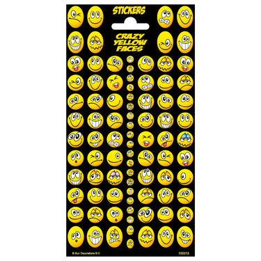 Creative craft group stickervel twinkle - grappige gezichten