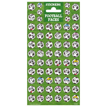 Creative craft group stickervel twinkle - voetbal gezichten