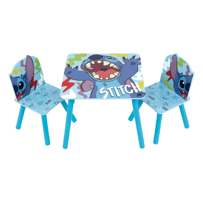 ギャラリービューアに画像をロードする, Set houten tafel met twee stoelen stitch
