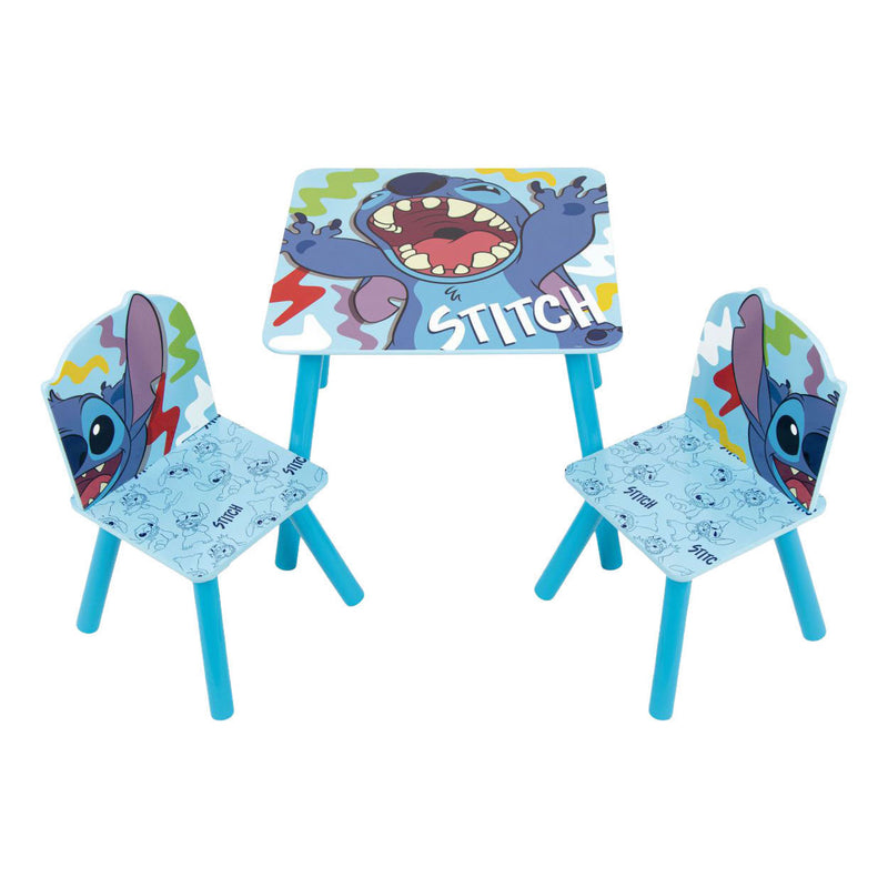 ギャラリービューアに画像をロードする, Set houten tafel met twee stoelen stitch
