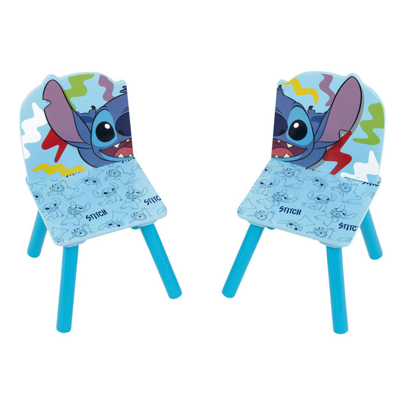 ギャラリービューアに画像をロードする, Set houten tafel met twee stoelen stitch
