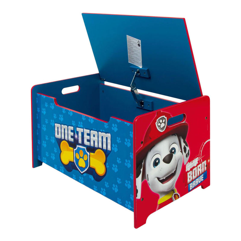 Cargue la imagen en el visor de la galería, Paw patrol houten speelgoedkist
