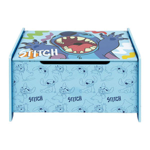 Houten speelgoedkist stitch