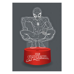 3d lamp met afstandbediening spiderman
