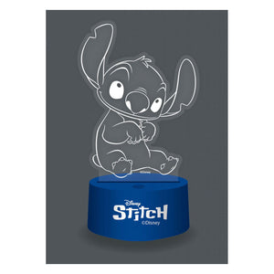 3d lamp met afstandbediening stitch