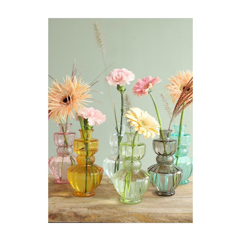 Chargez l'image dans la visionneuse de la galerie, Ideas 4 seasons bellagio vaas glas ã˜8,5xh15cm licht roze
